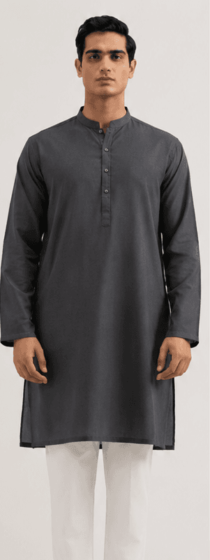 Slate Black Shalwar Kameez